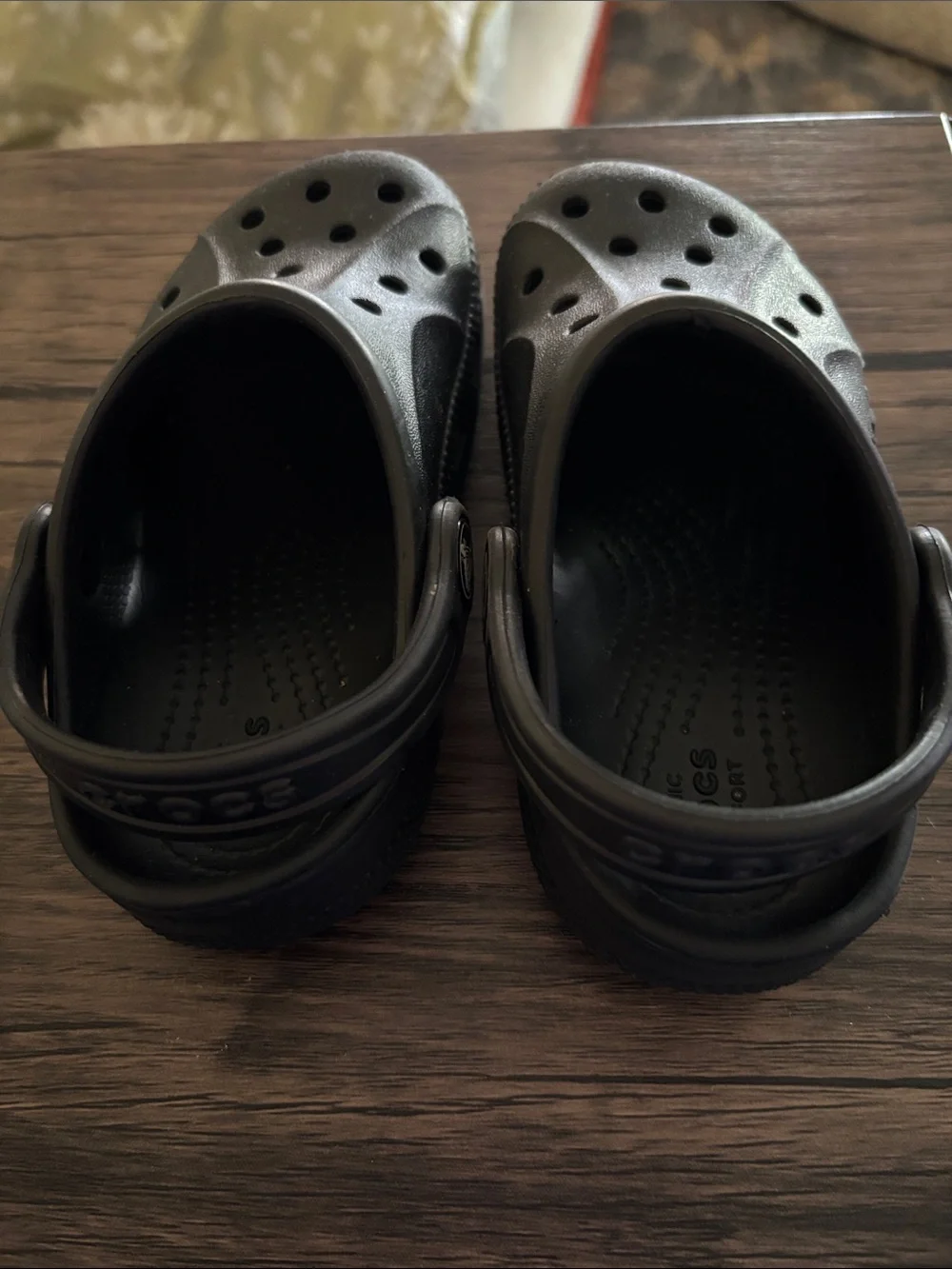 CROCS Kids Black Classic Clog Sandals